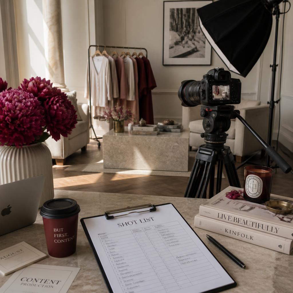 Behind the scenes of a directed content day